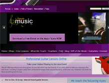 Tablet Screenshot of internet-guitar-lessons.com
